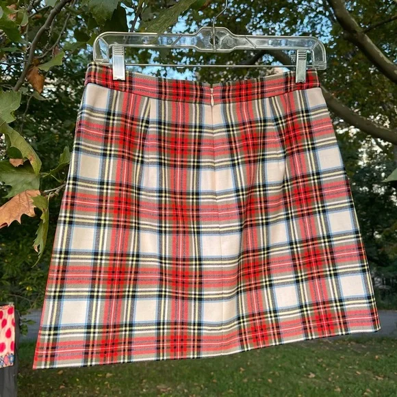 J. Crew plaid Stewart Skirt - perfect for Autumn - New with tags - Picture 5 of 11